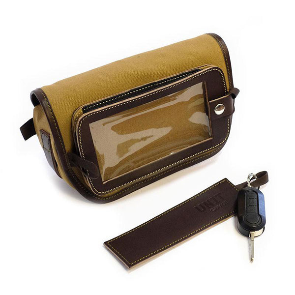 Unit Garage U037 Sahara Canvas handlebar bag