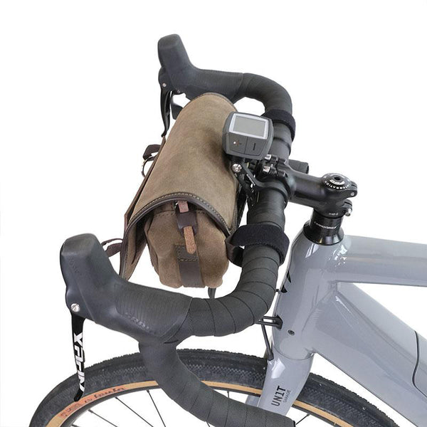Unit Garage U038+A7 Sahara handlebar bag Leather split