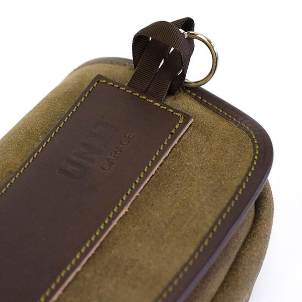 Unit Garage U038+A7 Sahara handlebar bag Leather split