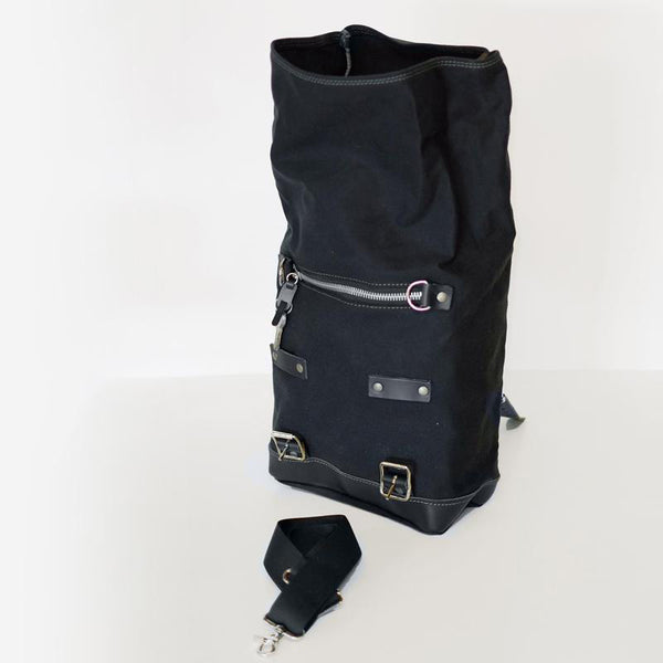 Unit Garage U001+2724SX Canvas side pannier 10L-14L + Left subframe Ducati Scrambler (2023 until now)