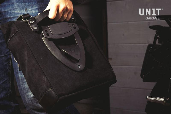 Unit Garage U202+4001DX Waxed suede side pannier Scram 22L-30L  + Right subframe BMW R1300GS