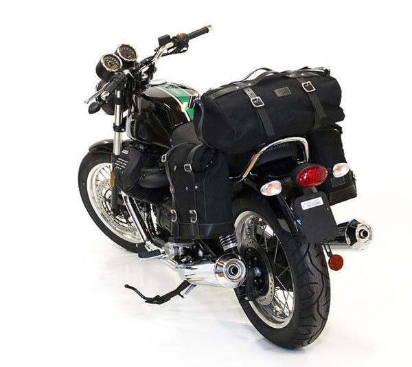 Unit Garage U001+2213SX Side Pannier Canvas + Left Subframe Guzzi V7