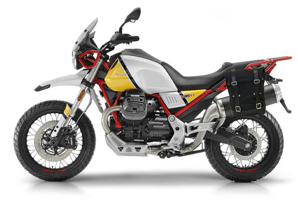 Unit Garage U201+2251SX Canvas Side Pannier Scram 22L-30L + Left Subframe Guzzi V85 TT