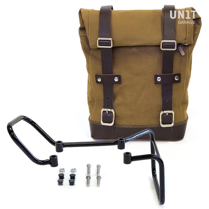 Unit Garage U001+3000 Side Pannier Canvas + Subframe husqvarna 401 (2017-2019)