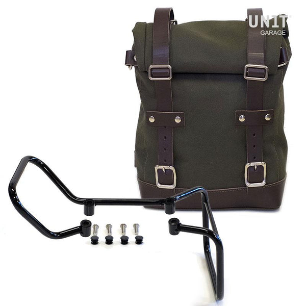 Unit Garage U001+3001 Side Pannier Canvas + Subframe husqvarna vitpilen 701