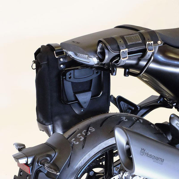 Unit Garage U001+3001 Side Pannier Canvas + Subframe husqvarna vitpilen 701