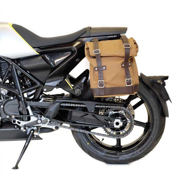 Unit Garage U001+3001 Side Pannier Canvas + Subframe husqvarna vitpilen 701