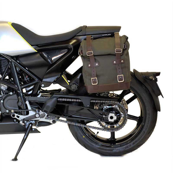 Unit Garage U001+3001 Side Pannier Canvas + Subframe husqvarna vitpilen 701