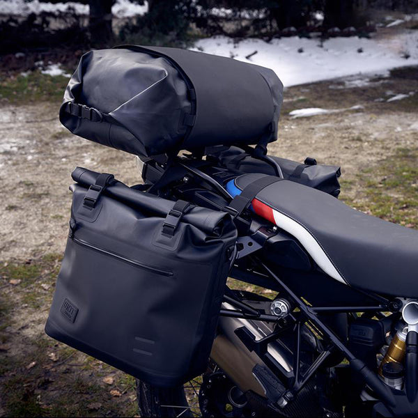 Unit Garage 2xUG002+AL0C+4702 Two Khali side panniers in TPU 35L - 45L + Pair of aluminium plates + Aluminium bag frames Atlas KTM 1290/1390 Super Adventure S-R