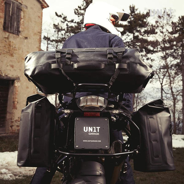 Unit Garage UG002+AL0E Khali side pannier in TPU 35L - 45L + Aluminum plate exhaust side