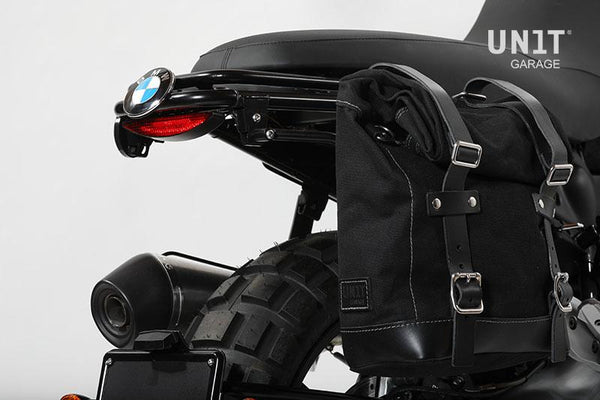 Unit Garage U202+1524DX Waxed suede side pannier Scram 22L-30L + Right subframe Bmw R 850R/1100R/1150R