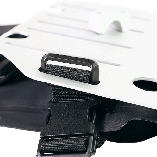 Unit Garage UG007+U000+2101DX_ Aluminum bag holder with adjustable front in Hypalon and Quick Release System + subframe