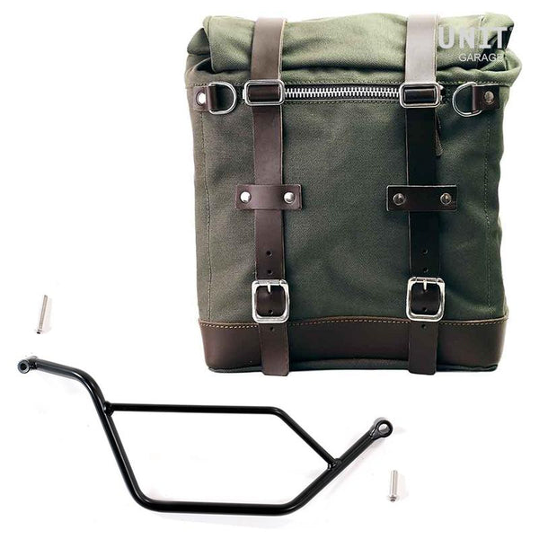 Unit Garage U201+1524DX Canvas Side Pannier Scram 22L-30L + Right subframe Bmw R 850R/1100R/1150R