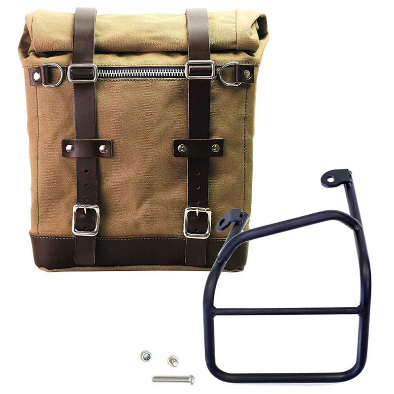 Unit Garage U201+1010SX Canvas Side Pannier Scram 22L-30L + Left subframe Ducati Scrambler 1100