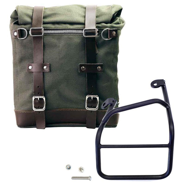 Unit Garage U201+1010SX Canvas Side Pannier Scram 22L-30L + Left subframe Ducati Scrambler 1100