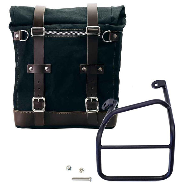 Unit Garage U201+1010SX Canvas Side Pannier Scram 22L-30L + Left subframe Ducati Scrambler 1100