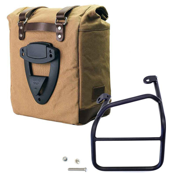 Unit Garage U201+1010SX Canvas Side Pannier Scram 22L-30L + Left subframe Ducati Scrambler 1100