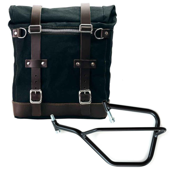 Unit Garage U201+2504SX Canvas Side Pannier Scram 22L-30L + Left Subframe Yamaha