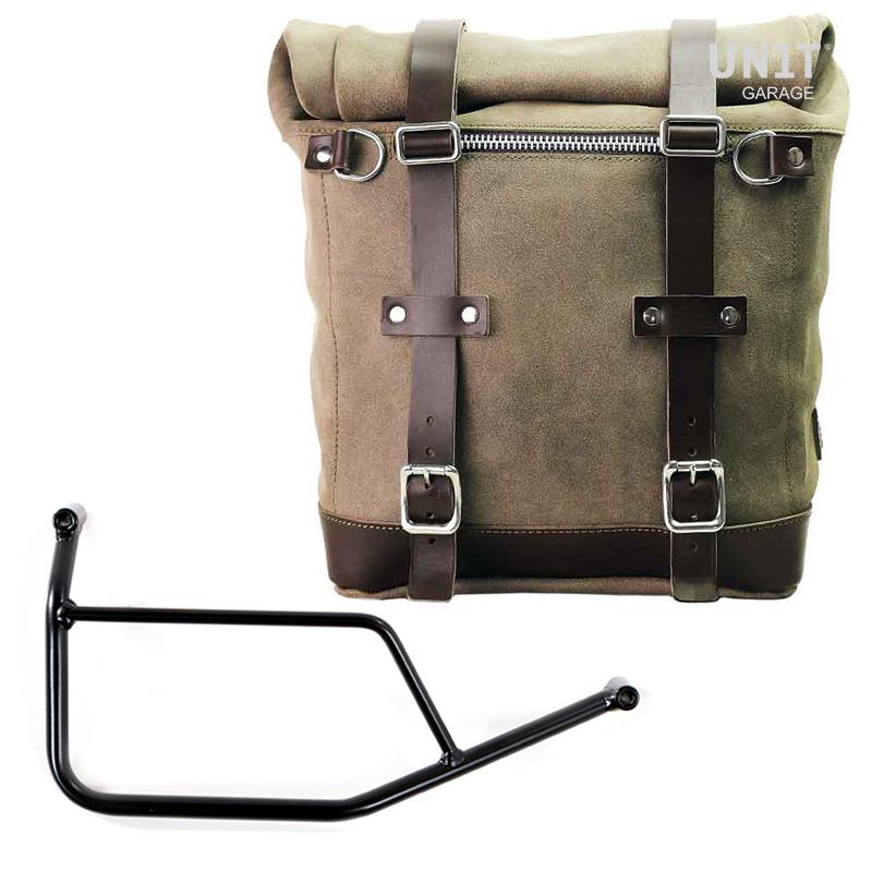 Unit Garage U202+1421 Waxed suede side pannier Scram 22L-30L + Subframe R 1200 R
