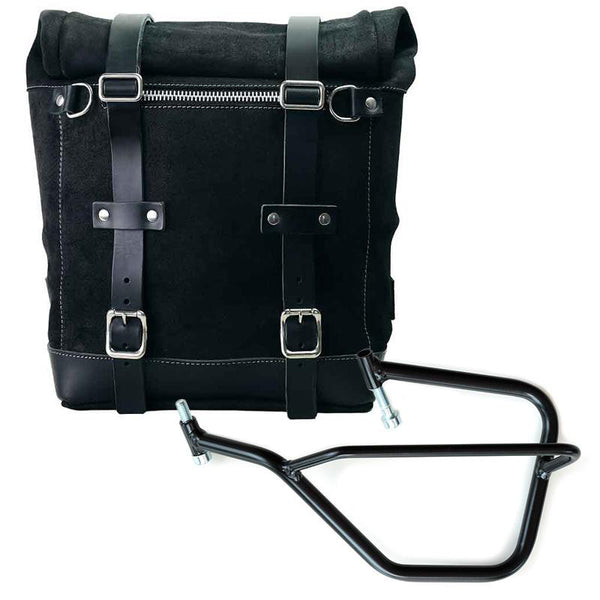 Unit Garage U202+2504SX Waxed suede side pannier Scram 22L-30L + Left Subframe Yamaha