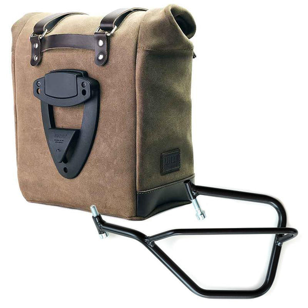 Unit Garage U202+2504SX Waxed suede side pannier Scram 22L-30L + Left Subframe Yamaha