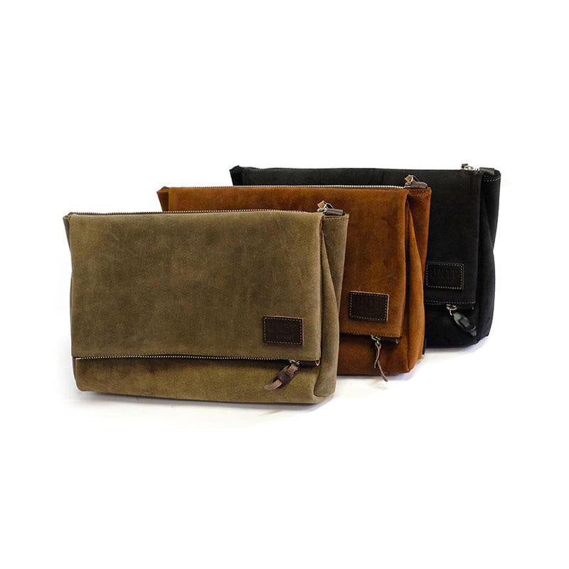 Unit Garage U042 Fezzan Messenger Bag Crust leather