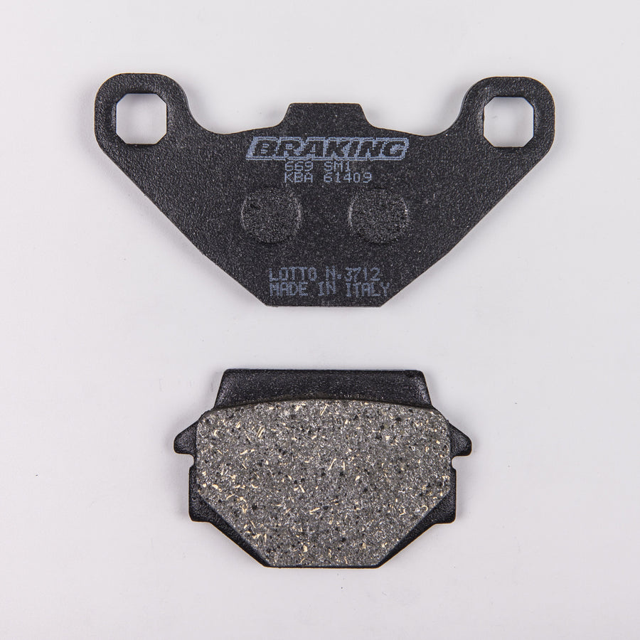 BRAKING 669SM1 PAD SEMI METALLIC
