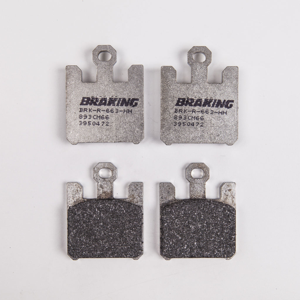 BRAKING 893CM66 PAD SEMI METALLIC