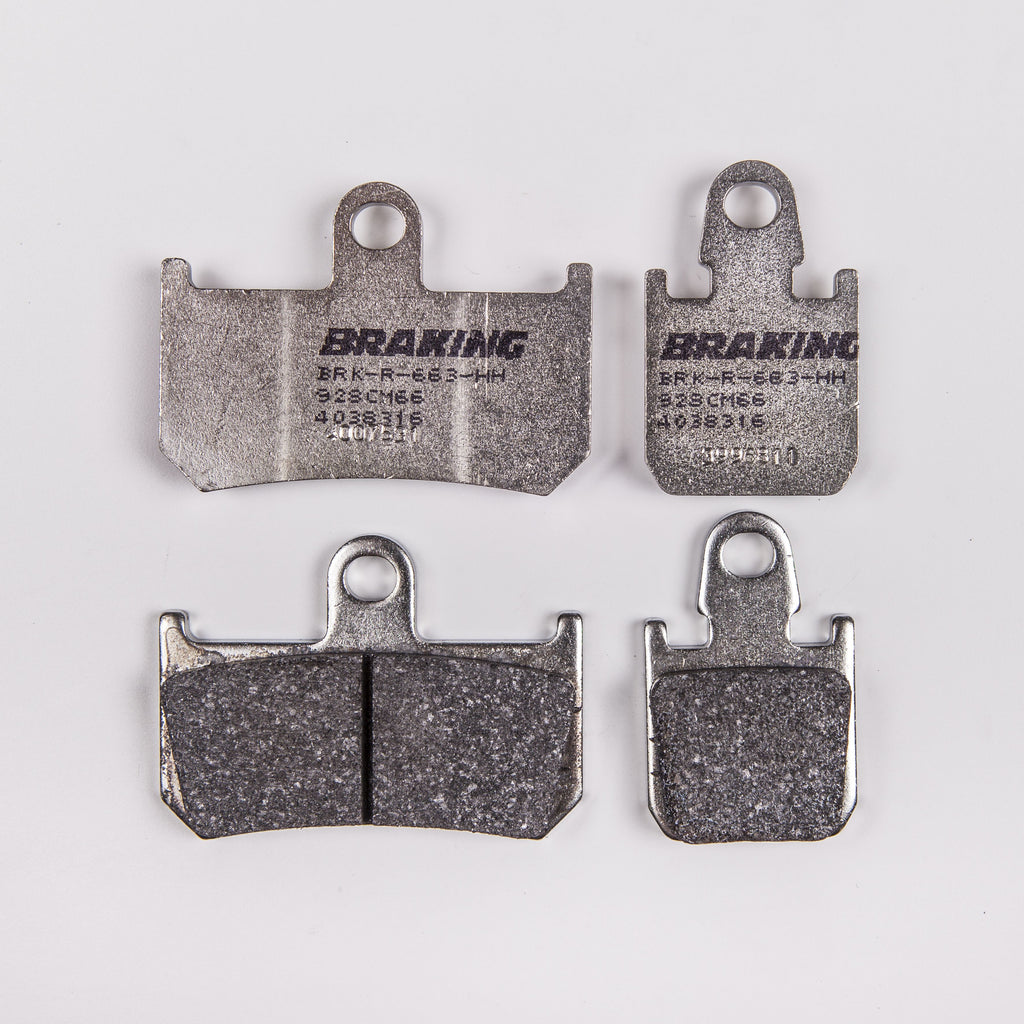 BRAKING 928CM66 PAD SEMI METALLIC