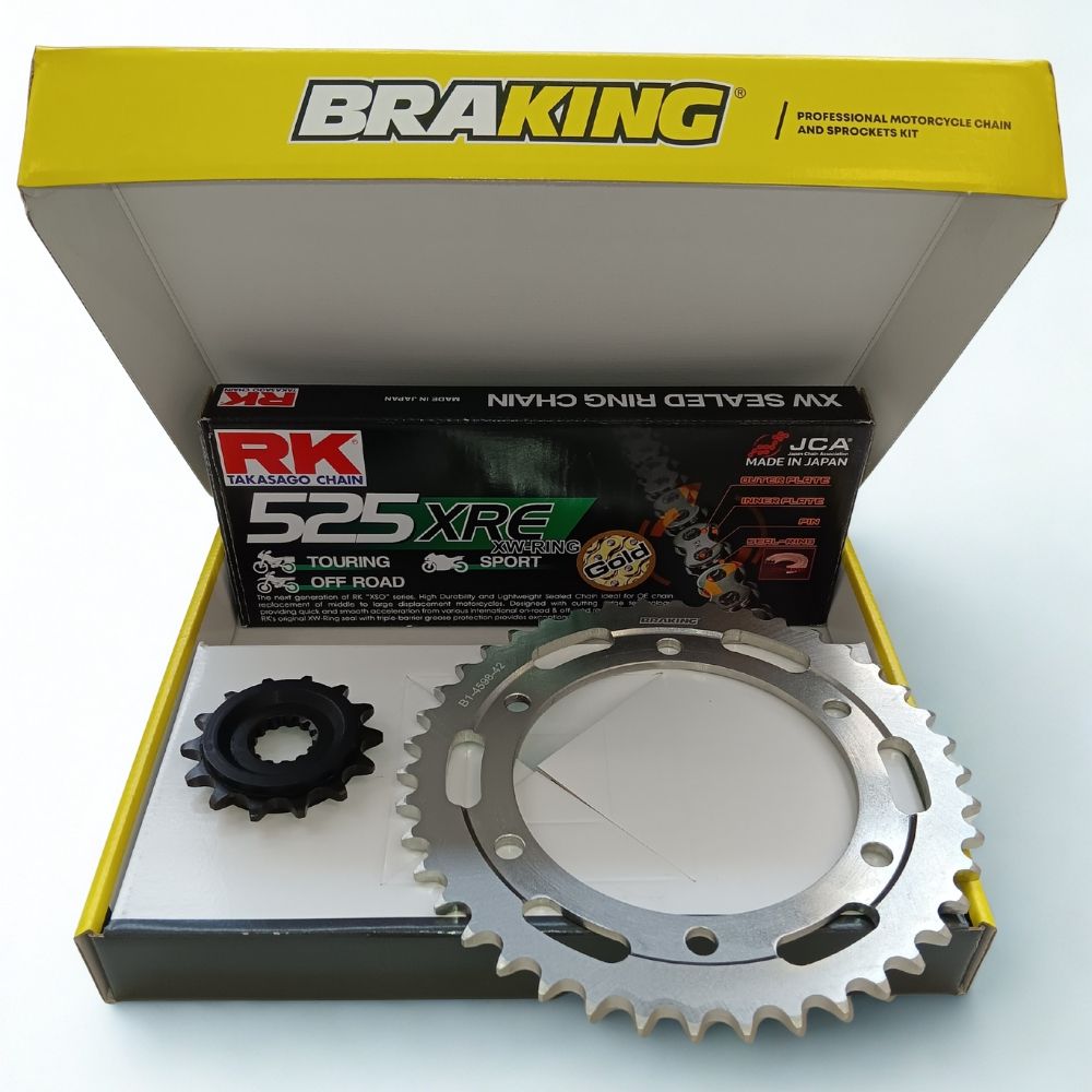 BRAKING B525XRE082G BRAKING CHAIN KIT STEEL 525-17-43-114 GOLD