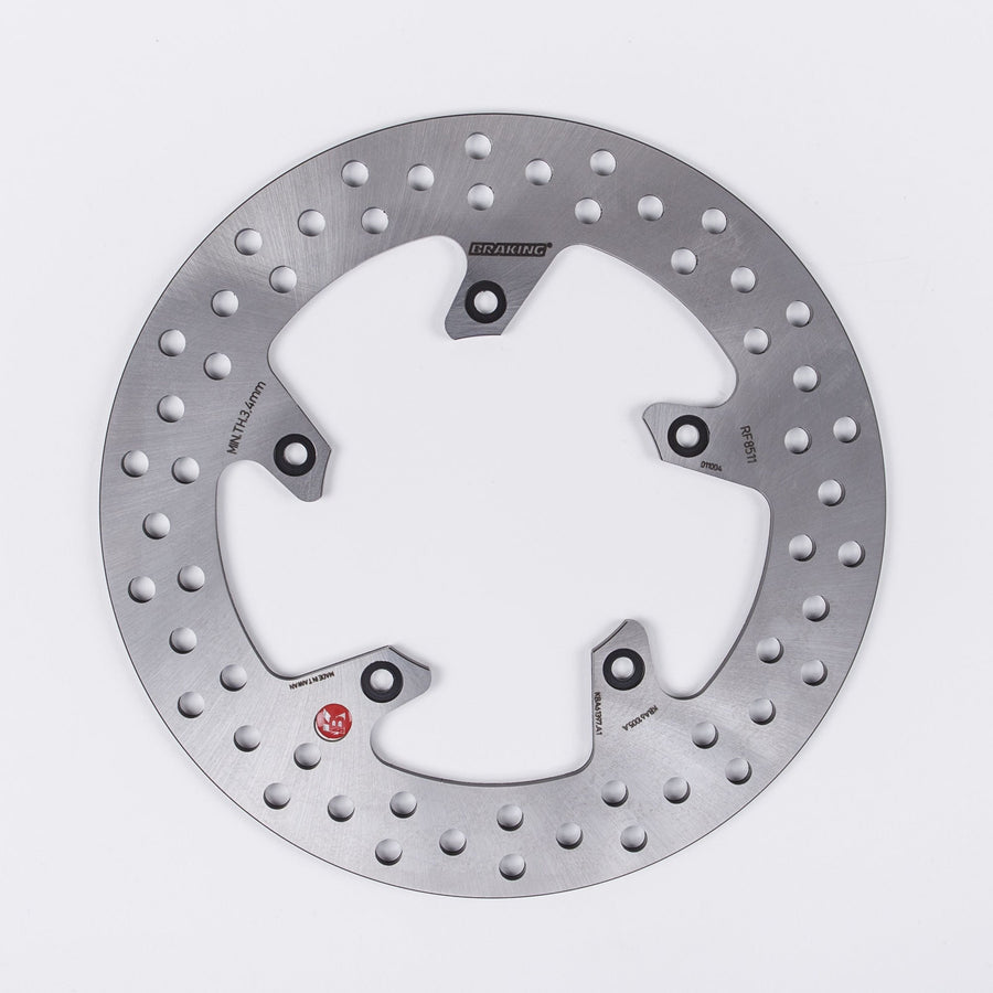 BRAKING RF8511 BRAKE DISK ROUND FIX FRONT-REAR