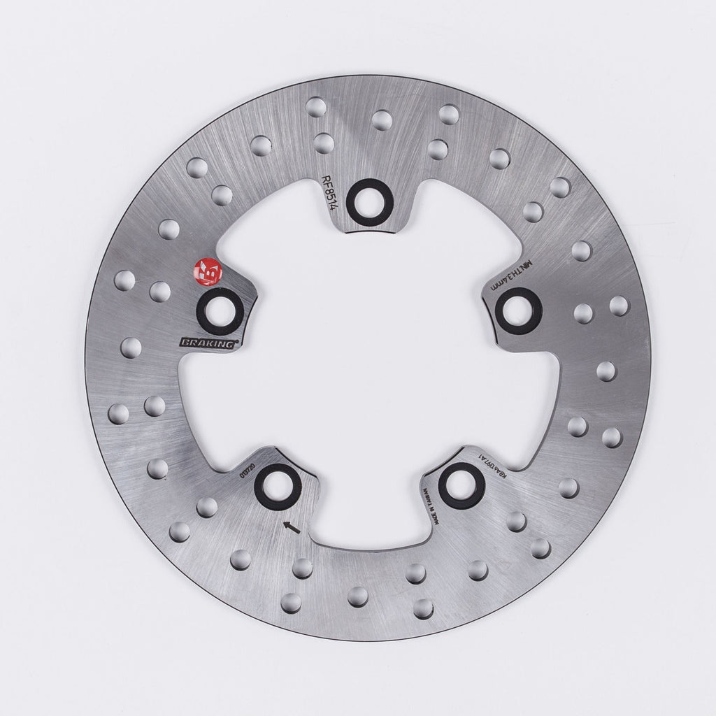 BRAKING RF8514 BRAKE DISK ROUND FIX REAR