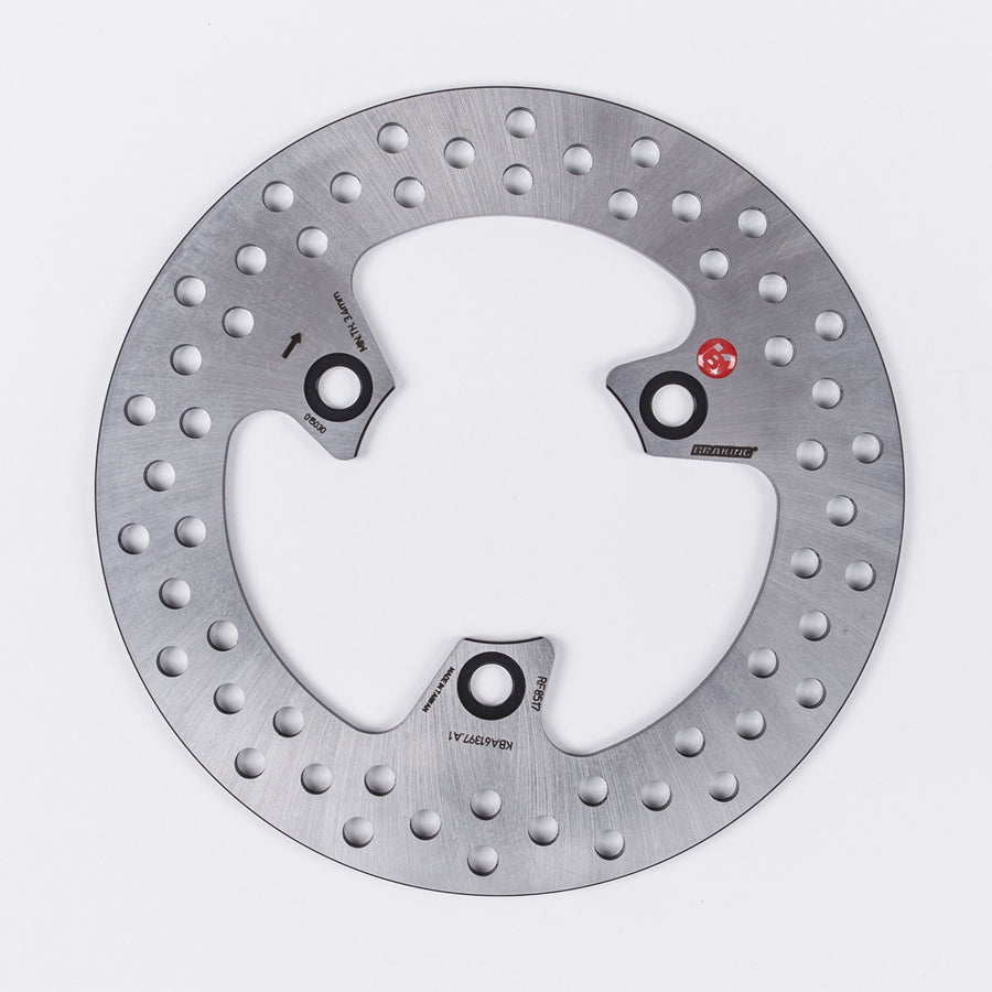 BRAKING RF8517 BRAKE DISK ROUND FIX REAR