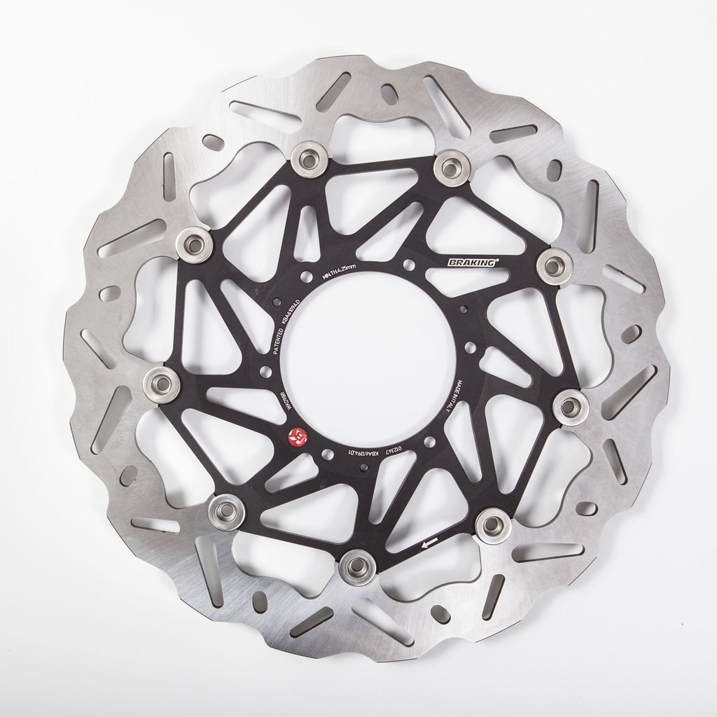 BRAKING WK098R BRAKE DISK WAVE FLOATING AL-HUB SK2 Ø320