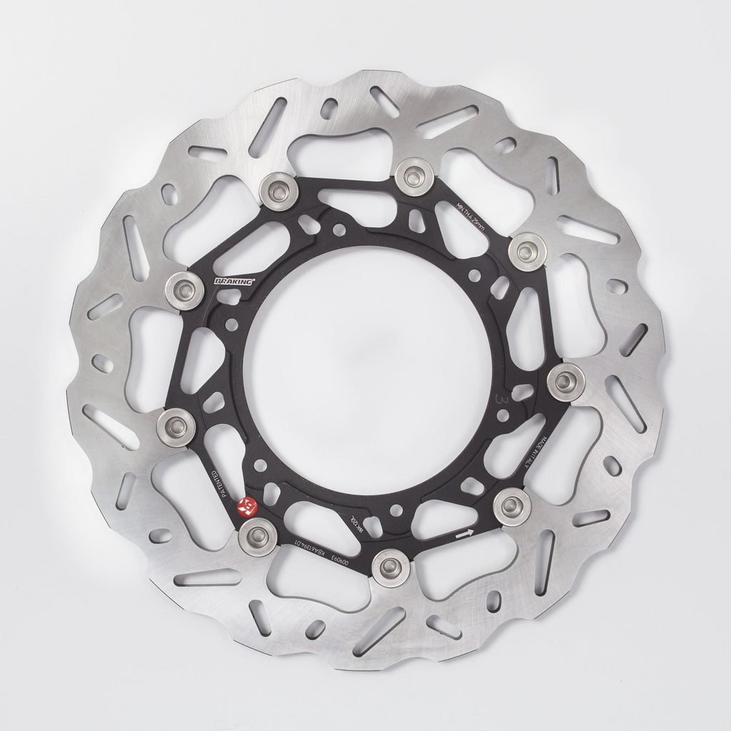 BRAKING WK120L BRAKE DISK WAVE FLOATING AL-HUB SK2 Ø300