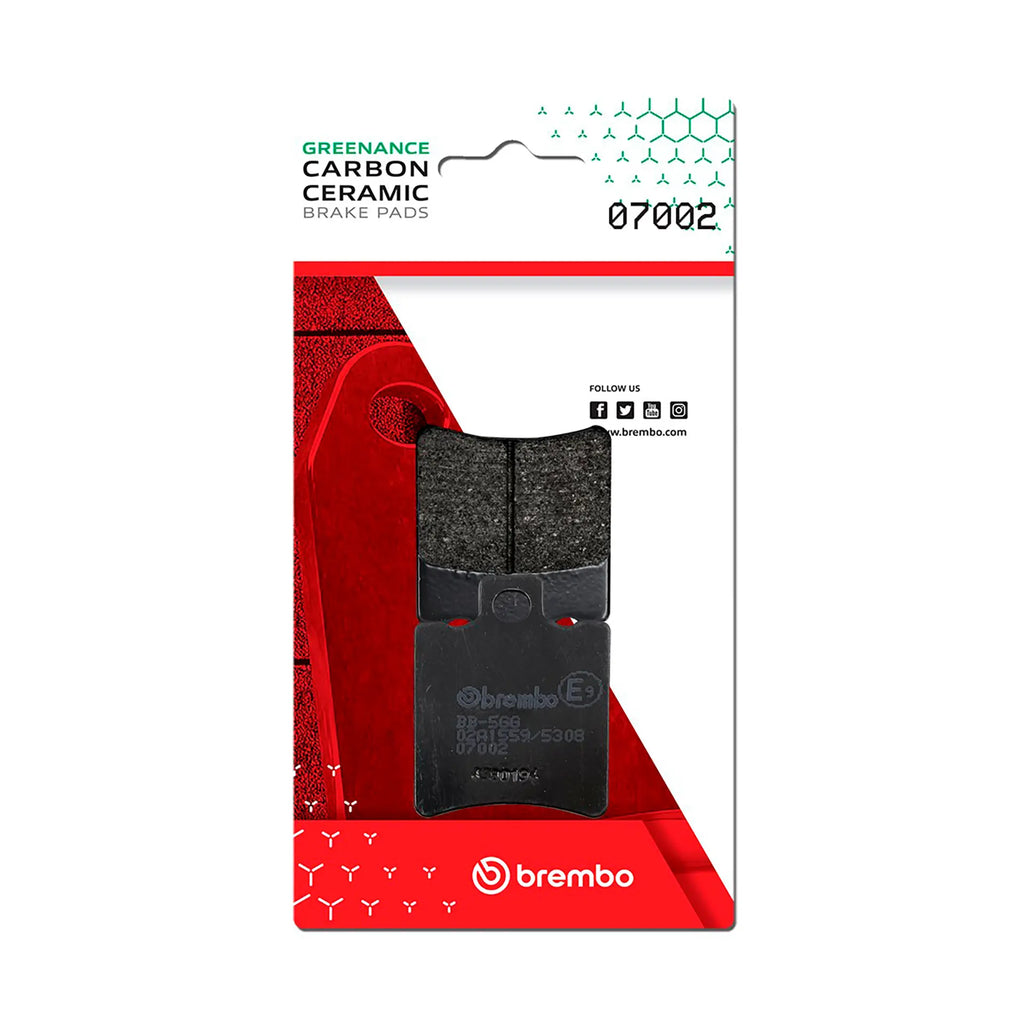 BREMBO 07002 CC Carbon Ceramic brake pad official image 1