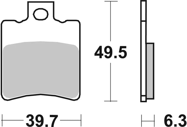 BREMBO 07002 CC Carbon Ceramic brake pad official image 3