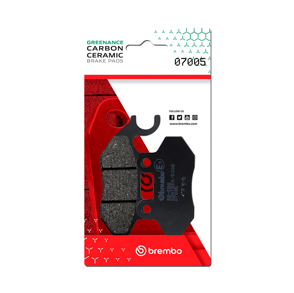 BREMBO 07005 CC Carbon Ceramic brake pad official image 1
