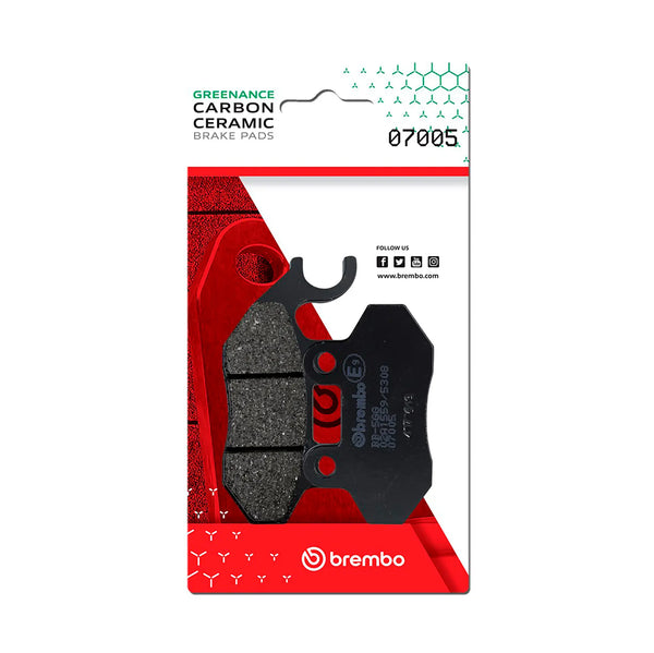 BREMBO 07005 CC Carbon Ceramic brake pad official image 1