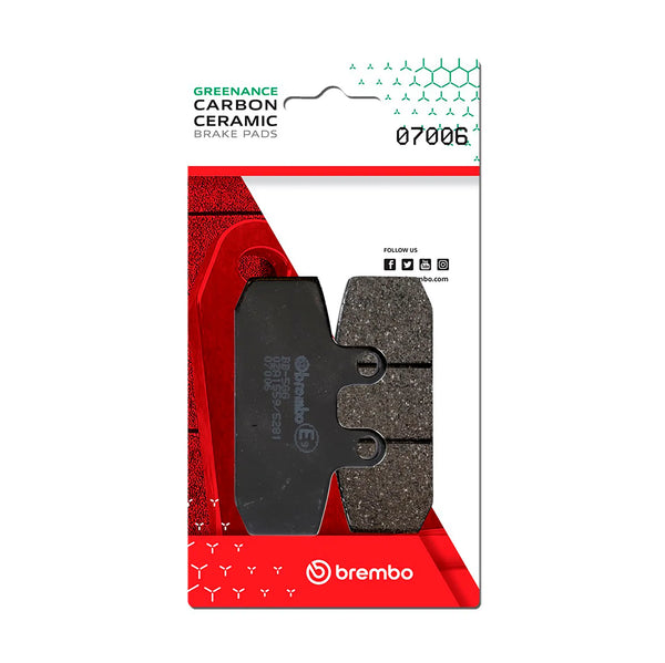 BREMBO 07006 CC Carbon Ceramic brake pad official image 1