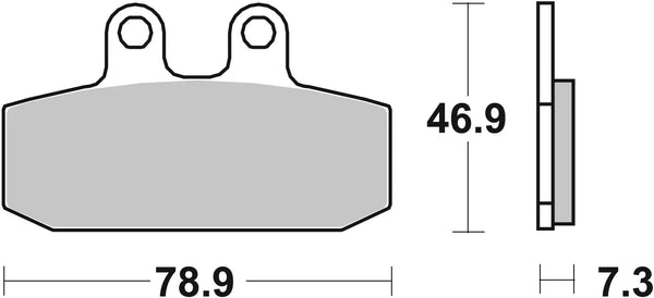 BREMBO 07006 CC Carbon Ceramic brake pad official image 3