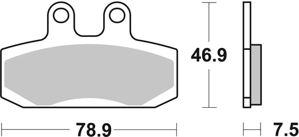 BREMBO 07007 CC Carbon Ceramic brake pad official image 3