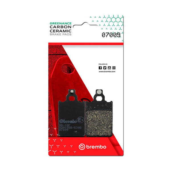 BREMBO 07009 CC Carbon Ceramic brake pad official image 1