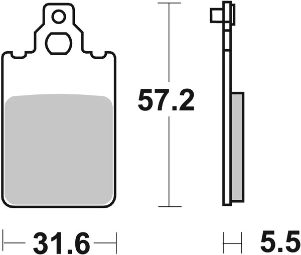 BREMBO 07009 CC Carbon Ceramic brake pad official image 3