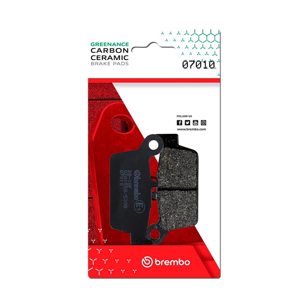 BREMBO 07010 CC Carbon Ceramic brake pad official image 1
