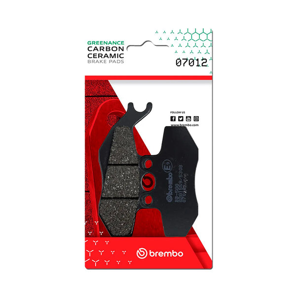 BREMBO 07012 CC Carbon Ceramic brake pad official image 1