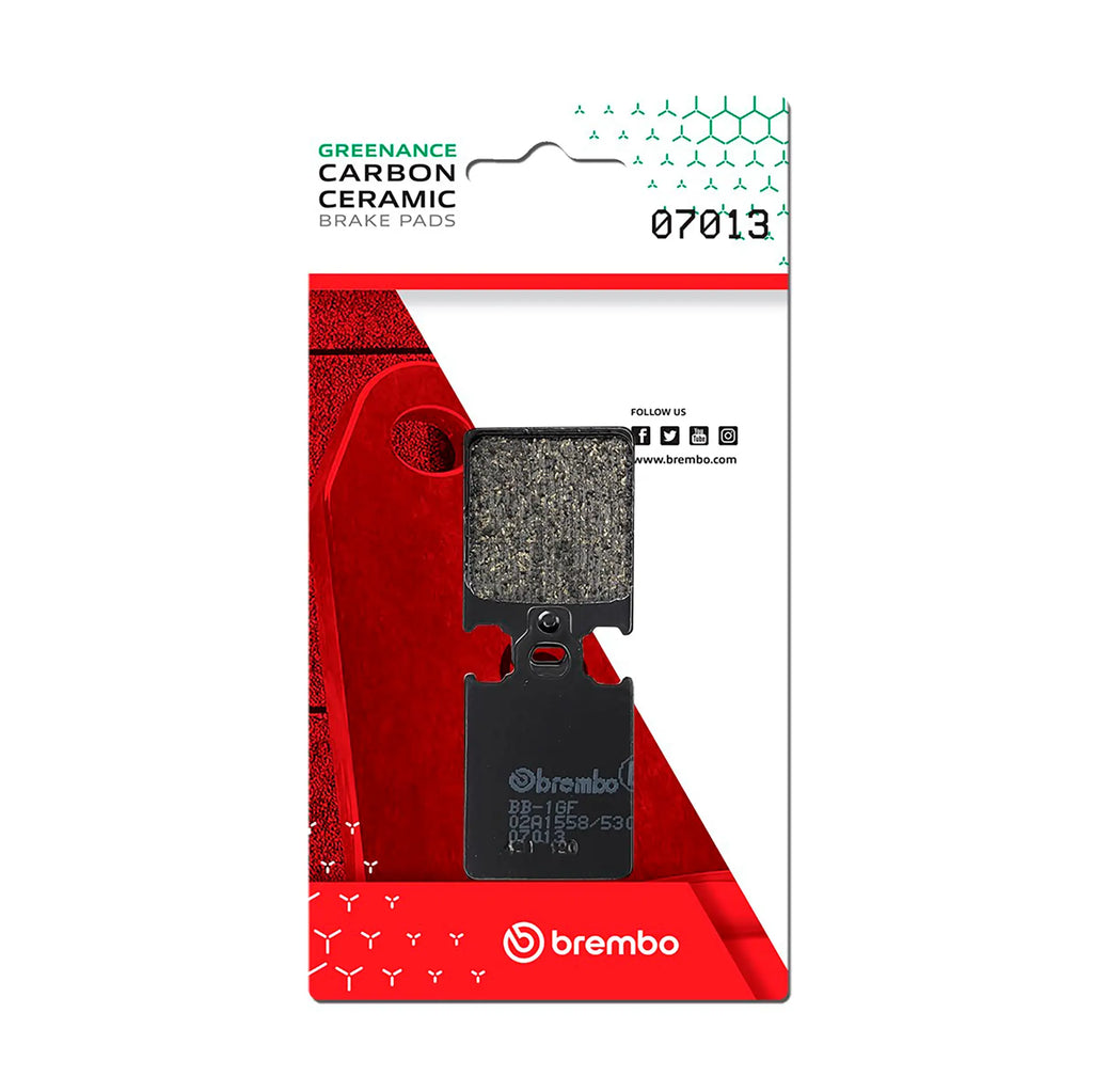 BREMBO 07013 CC Carbon Ceramic brake pad official image 1