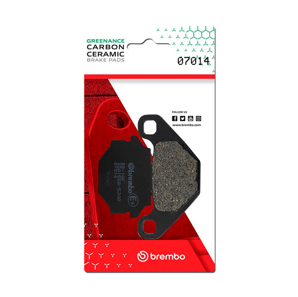 BREMBO 07014 CC Carbon Ceramic brake pad official image 1