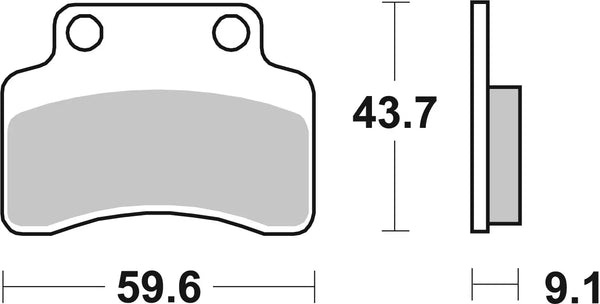 BREMBO 07018 CC Carbon Ceramic brake pad official image 3