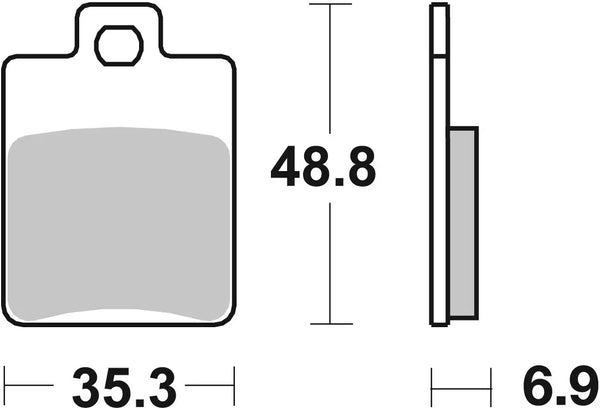 BREMBO 07019 CC Carbon Ceramic brake pad official image 3